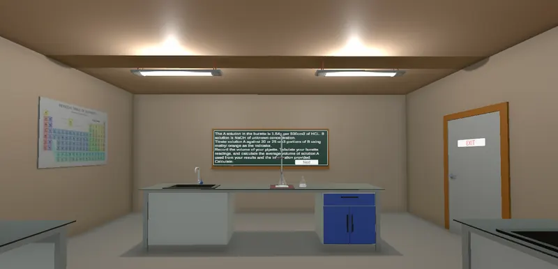 VR Simulation for Volumetric Analysis